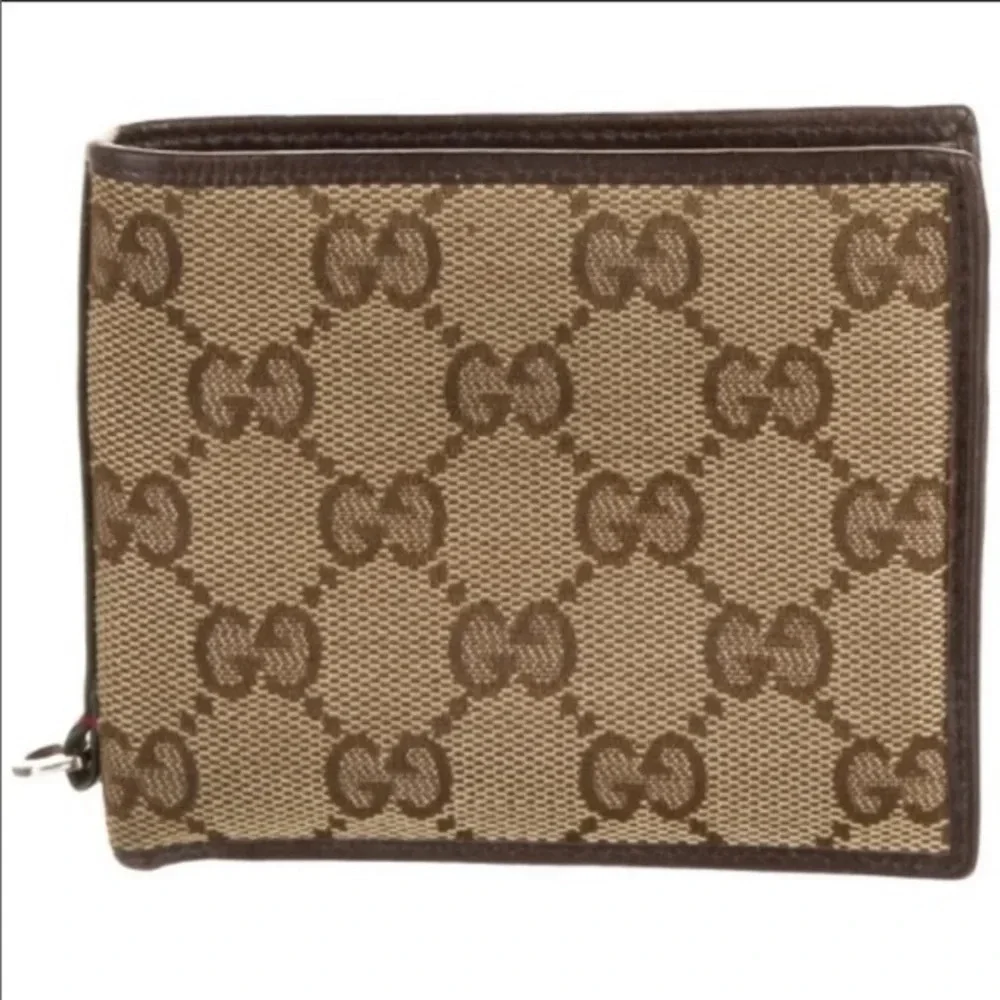 GUCCI Canvas GG Bifold Wallet